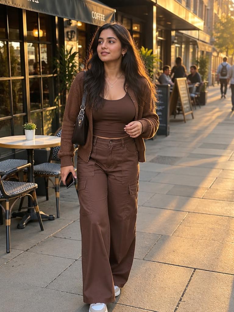 Realistic AI influencer — Street Style Outfit